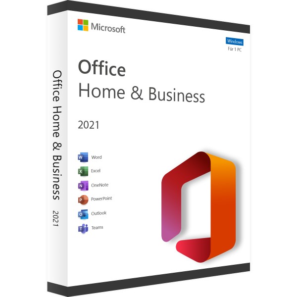 Microsoft Office 2021 Home and Business | for Windows | Account bound