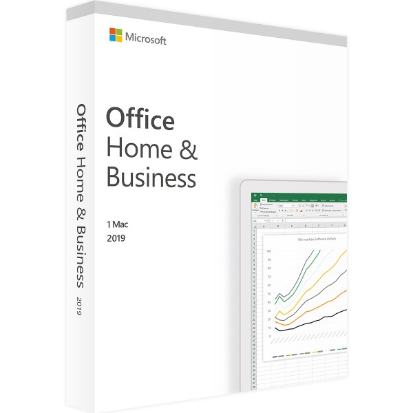 Microsoft Office 2019 Home and Business | for Mac | Account bound