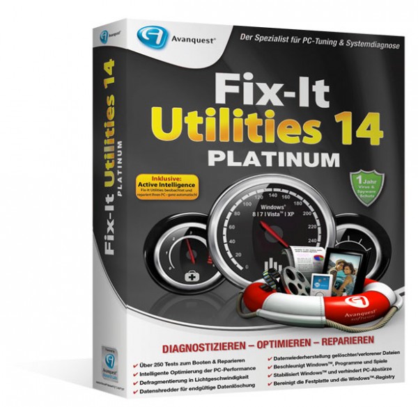 Fix-It Utilities 14 Platinum | for Windows