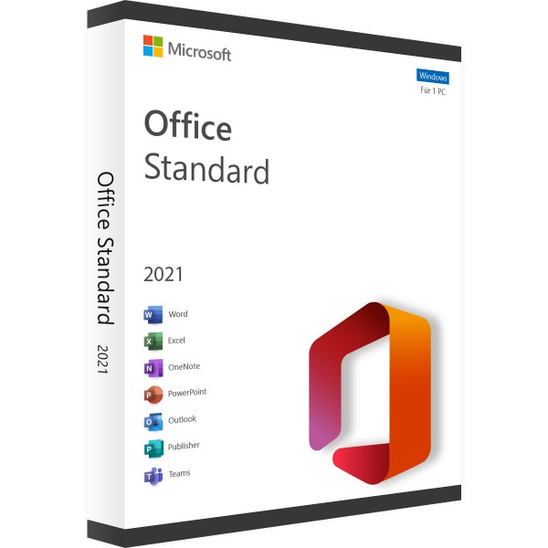 Microsoft Office 2021 Standard | for Windows 1 - 5 devices