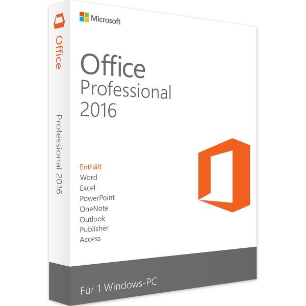 Microsoft Office 2016 Professional | for Windows
