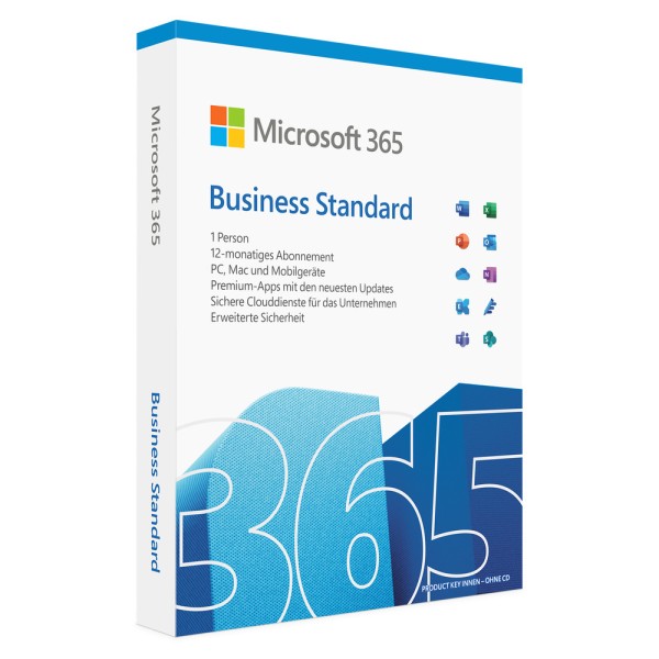 Microsoft Office 365 Business Standard | for PC/Mac/Mobile Devices